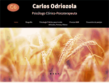 Tablet Screenshot of carlosodriozola.com